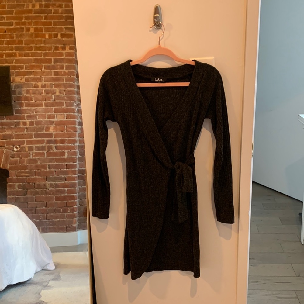 Lulu’s wrap sweater dress